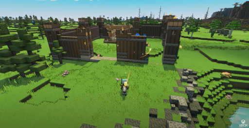 Minecraft Legends Base Building Screenshot