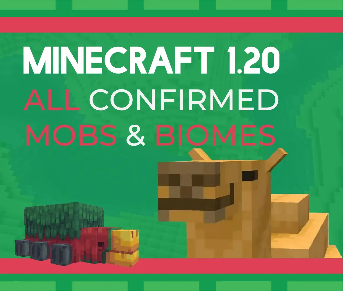 Minecraft 1.20 Biomes Header Image