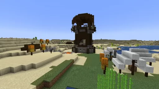 Minecraft 1.20 Pillager Outpost Screenshot
