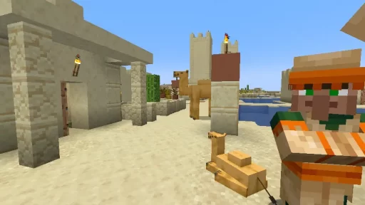 Where Do Minecraft Camels Spawn? Baby Camel Screenshot