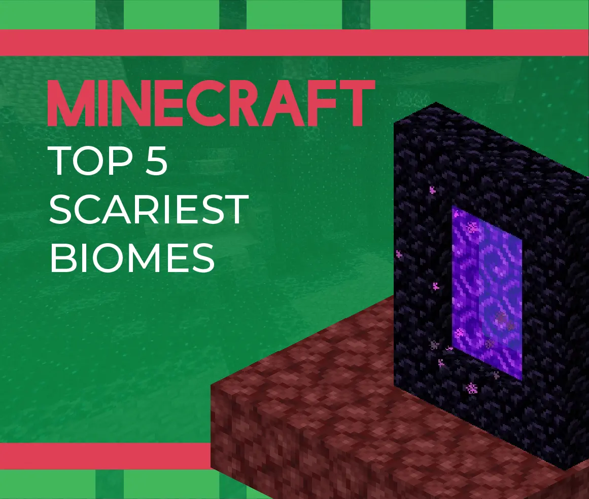 Scariest Minecraft Biomes Header Image