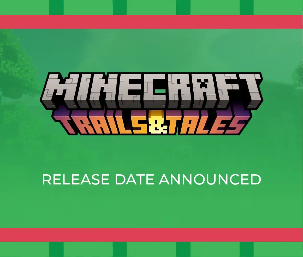 Minecraft Trails & Tales Release Date Header Image