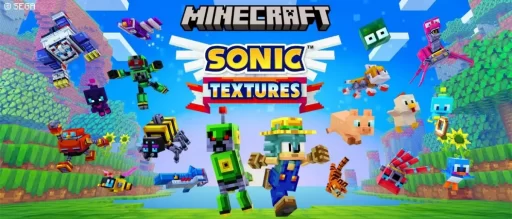Minecraft Sonic Texture Pack Promo Image