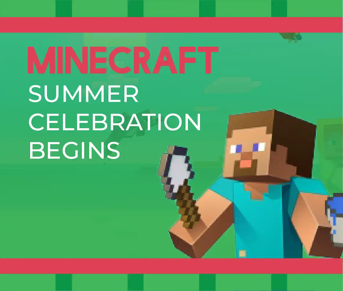 Minecraft Summer Celebration Header Image