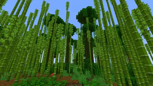 Minecraft 1.20 Bamboo Jungle Biome Screenshot