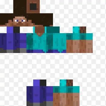 How to Create Custom Minecraft Skins: Upscaled Steve Template