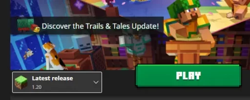 Minecraft Trails & Tales Install Screenshot