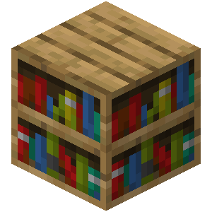 Minecraft Bookshelf Block