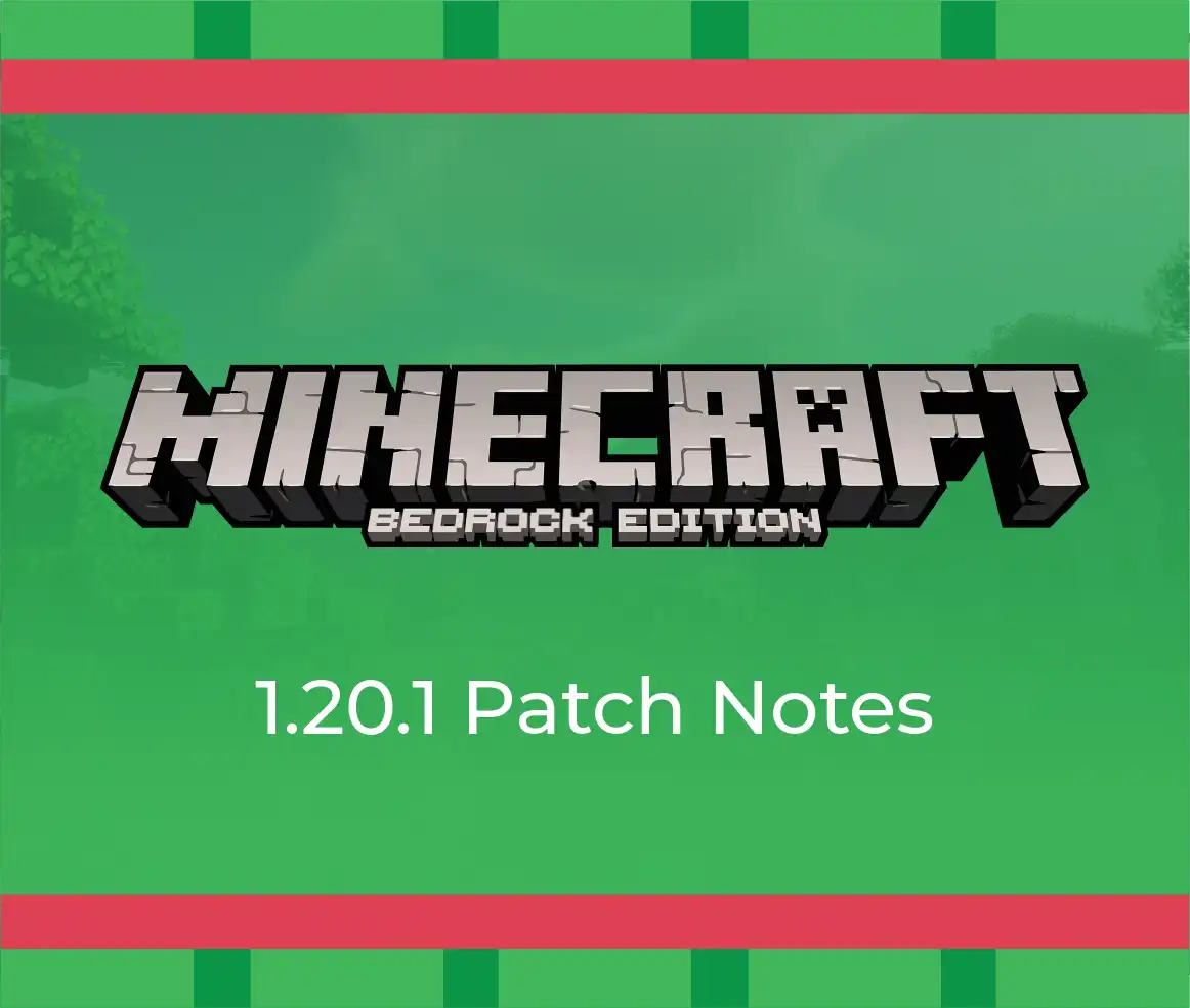 Minecraft 1.20.10 (Bedrock Edition) Patch Notes Header Image
