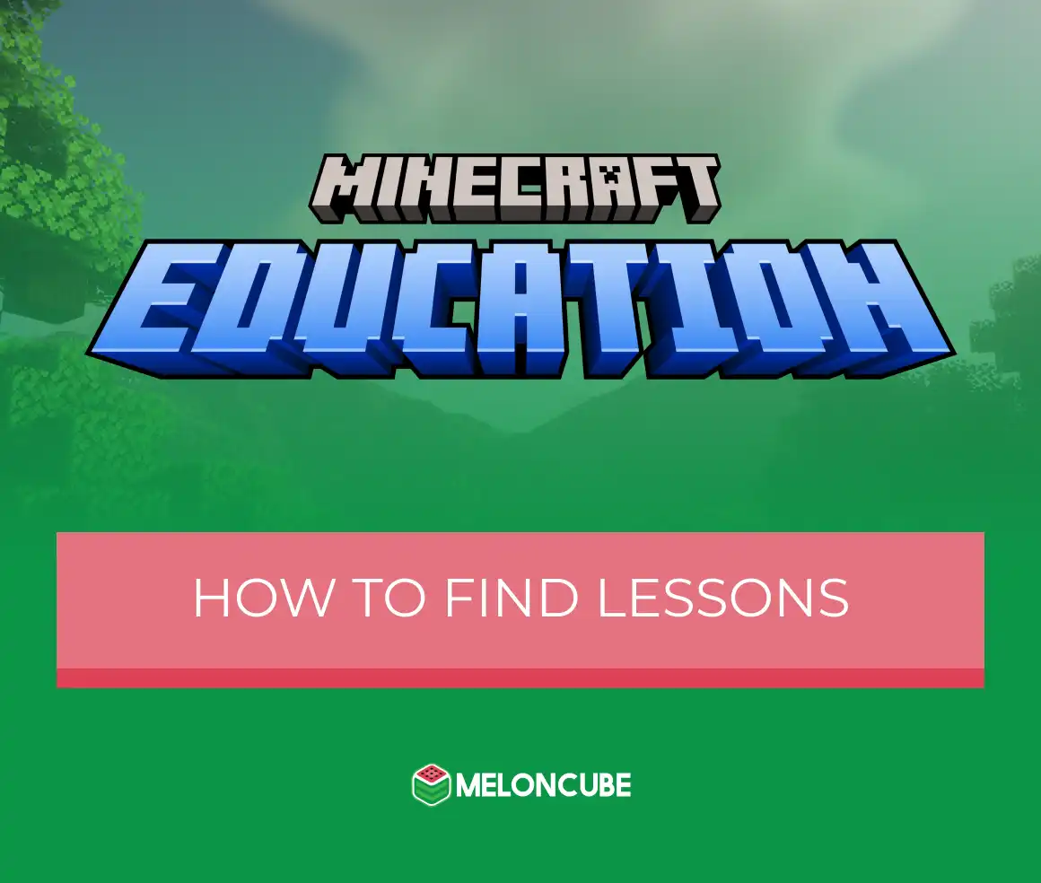 How to Find Minecraft Education Edition Lessons Header Image