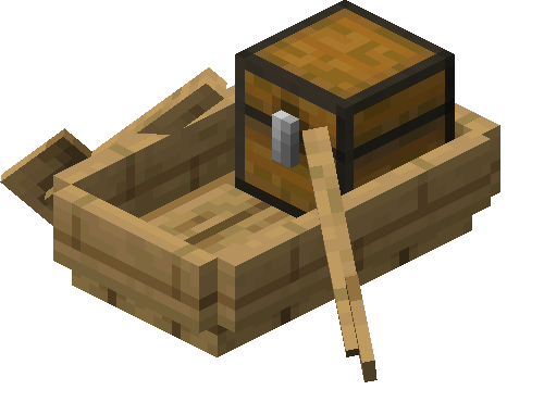 Minecraft 1.19 Boat With Chest