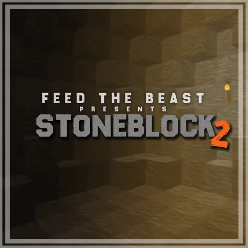 Strangest Modpacks: Stoneblock 2 Logo
