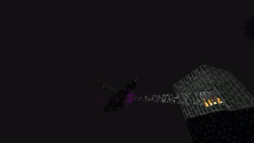 How to Find Elytra in Minecraft: Ender Dragon Screenshot
