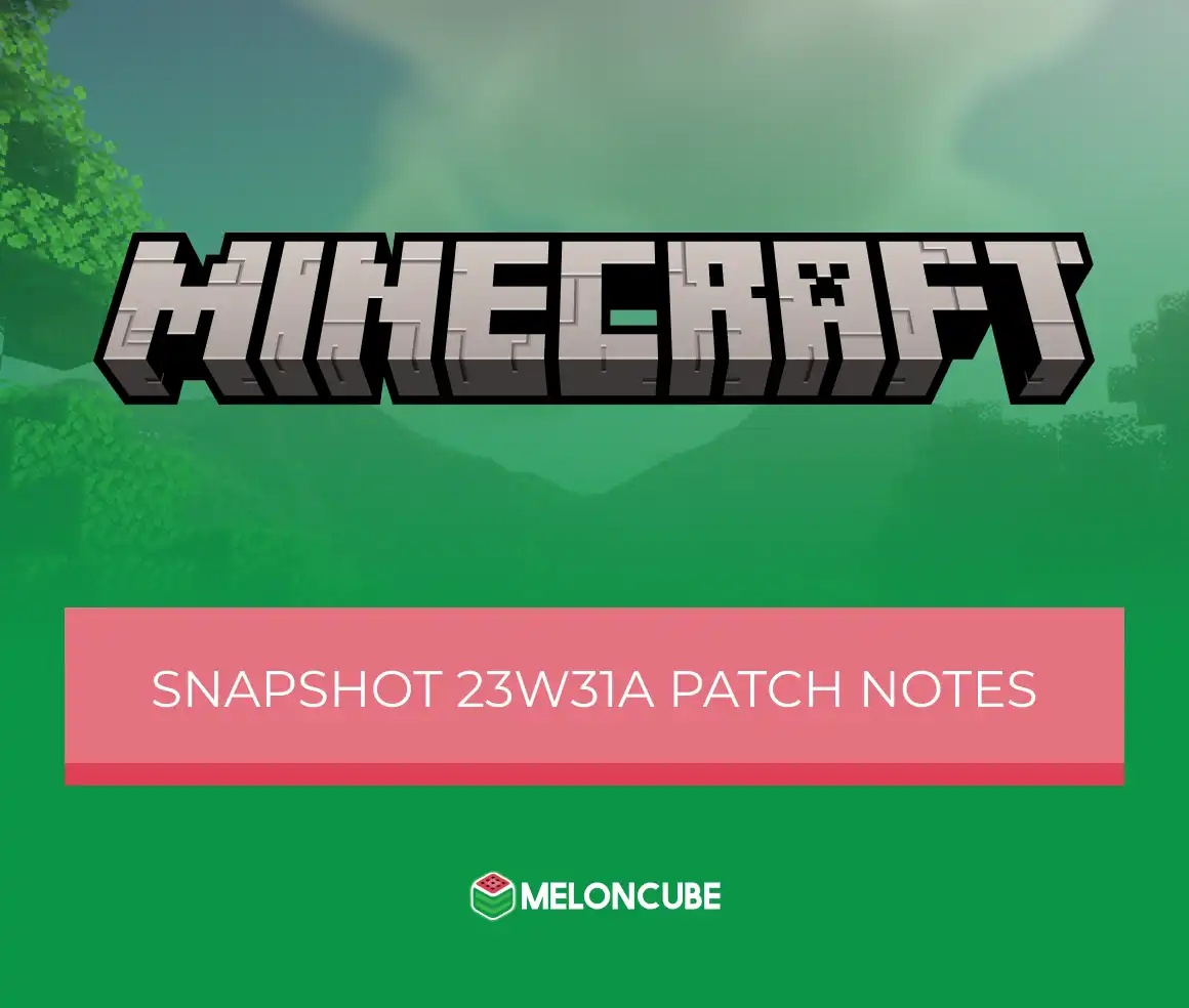 Minecraft 1.20 Snapshot 23W31A Header Image