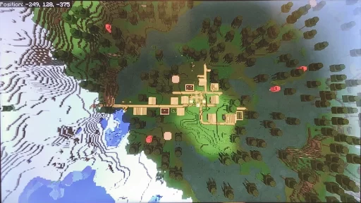 Swamp Village Minecraft Screenshot