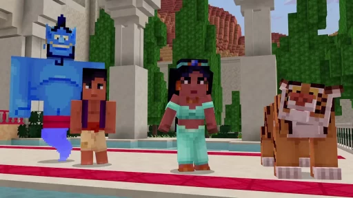 Minecraft Disney Worlds of Adventure DLC: Aladdin & Friends