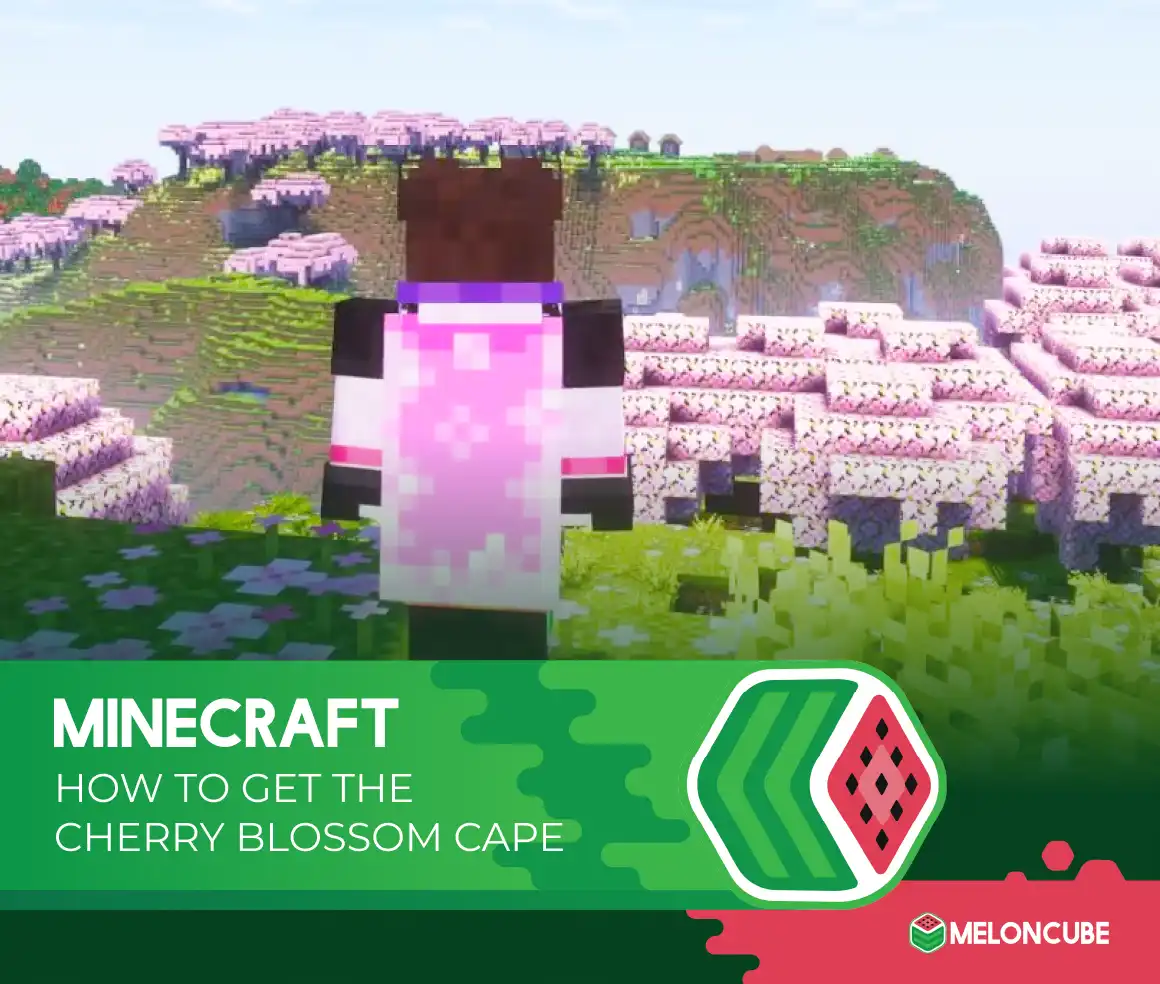 Minecraft Cherry Blossom Cape Header Image