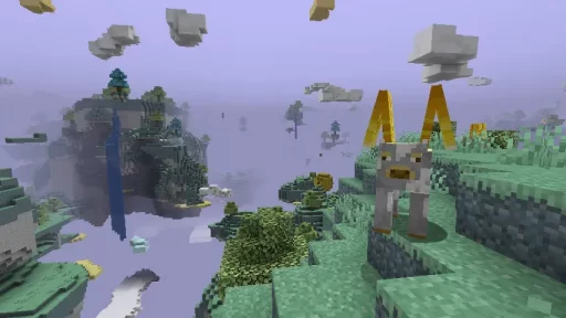 Minecraft 1.20.1 Aether Mod Screenshot