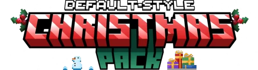 5 Festive Minecraft Mods: New Default-Style Christmas Pack Logo