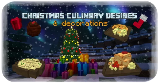 5 Festive Minecraft Mods: Christmas Culinary Desires & Decorations Promo Image