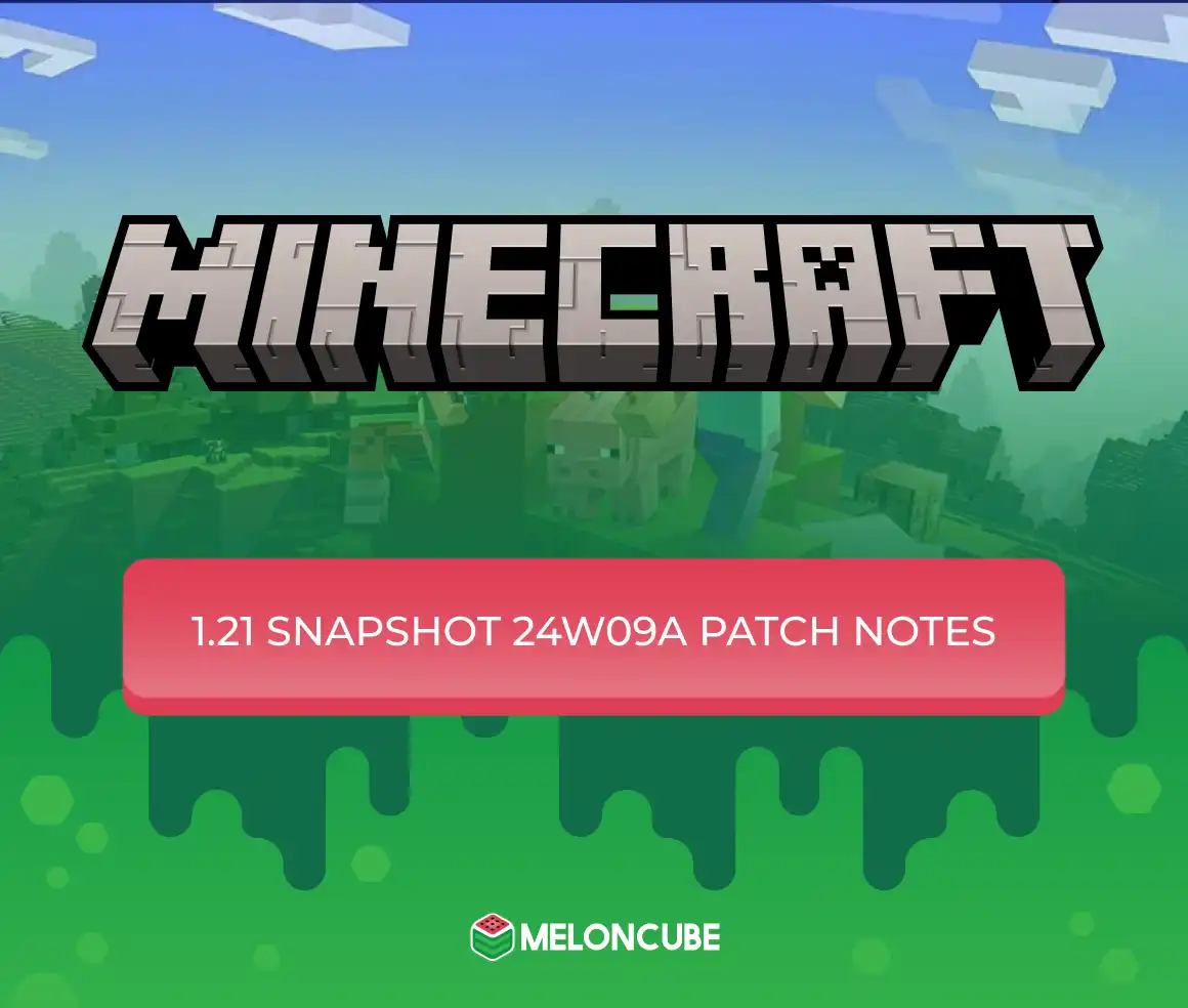 Minecraft 1.21 Snapshot 24W09A Patch Notes Header Image