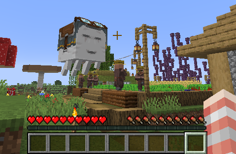Minecraft Hunger Bar Screenshot