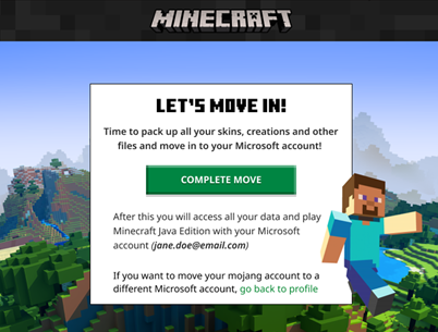 Can you Unlink your Microsoft Account and Link Another One on your Mojang  Account? [Account Migration, Java] : r/Minecraft