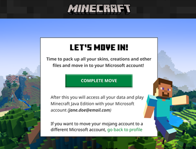 Mojang Account Not Migrating To Microsoft - Microsoft Community